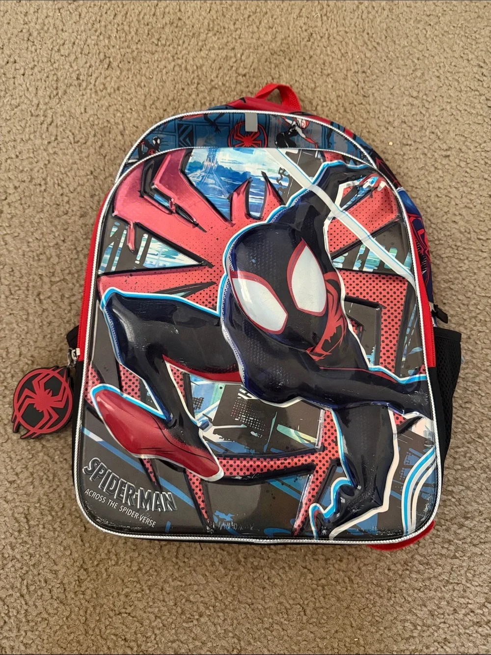 Spider-Man Miles Morales Kids Backpack - Black & Red